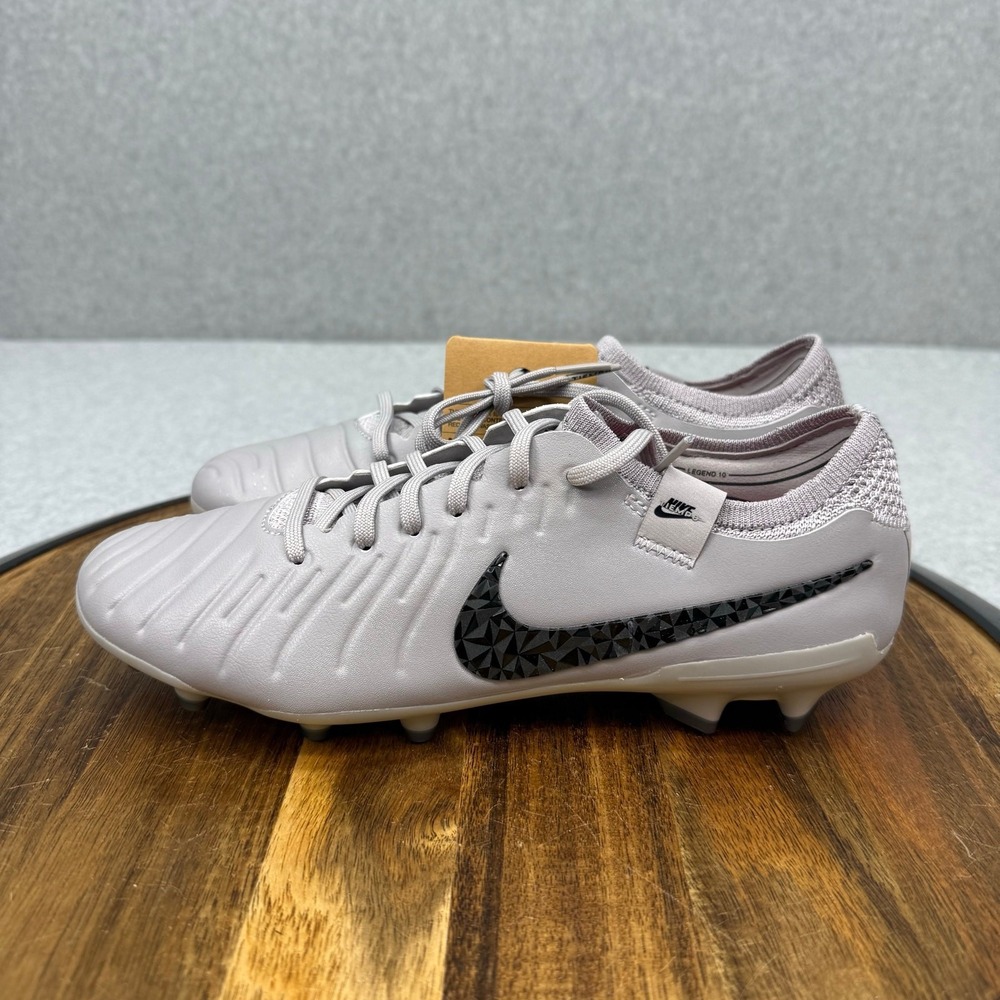 Nike Tiempo Legend 10 Elite FG Soccer Cleats Men's 6 Atmosphere Grey FQ3250-001 - Picture 3 of 7